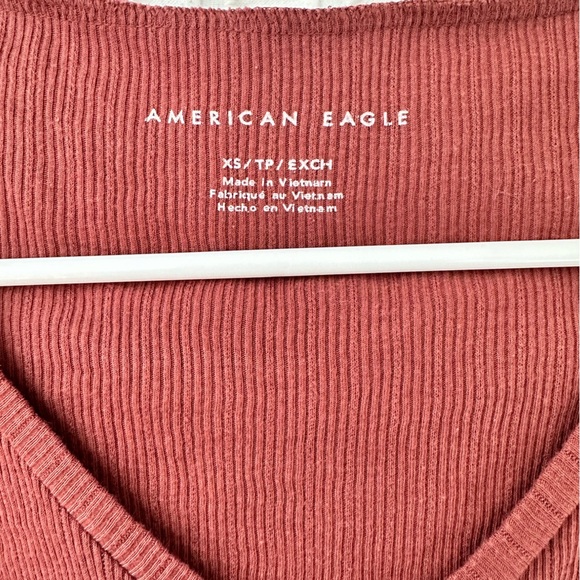 American Eagle Brown Long Sleeve Sz. XS - Picture 4 of 4
